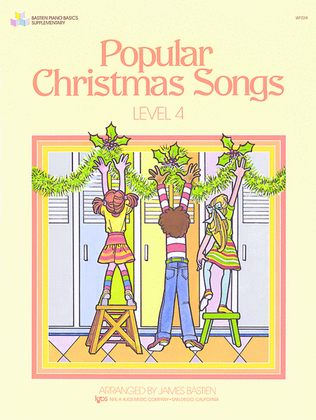Book cover for Popular Christmas Songs, Level 4