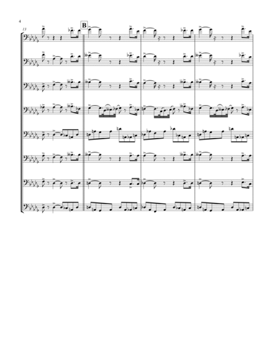 Coronation March (Db) (Trombone Octet)