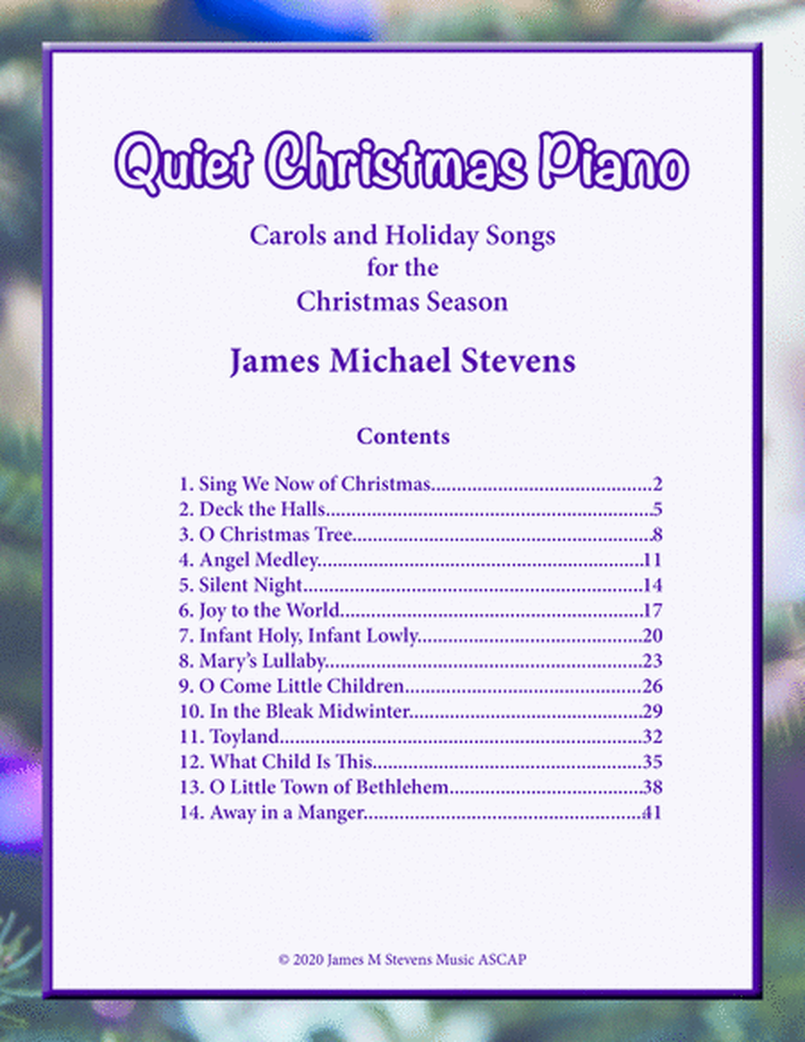 Quiet Christmas Piano image number null