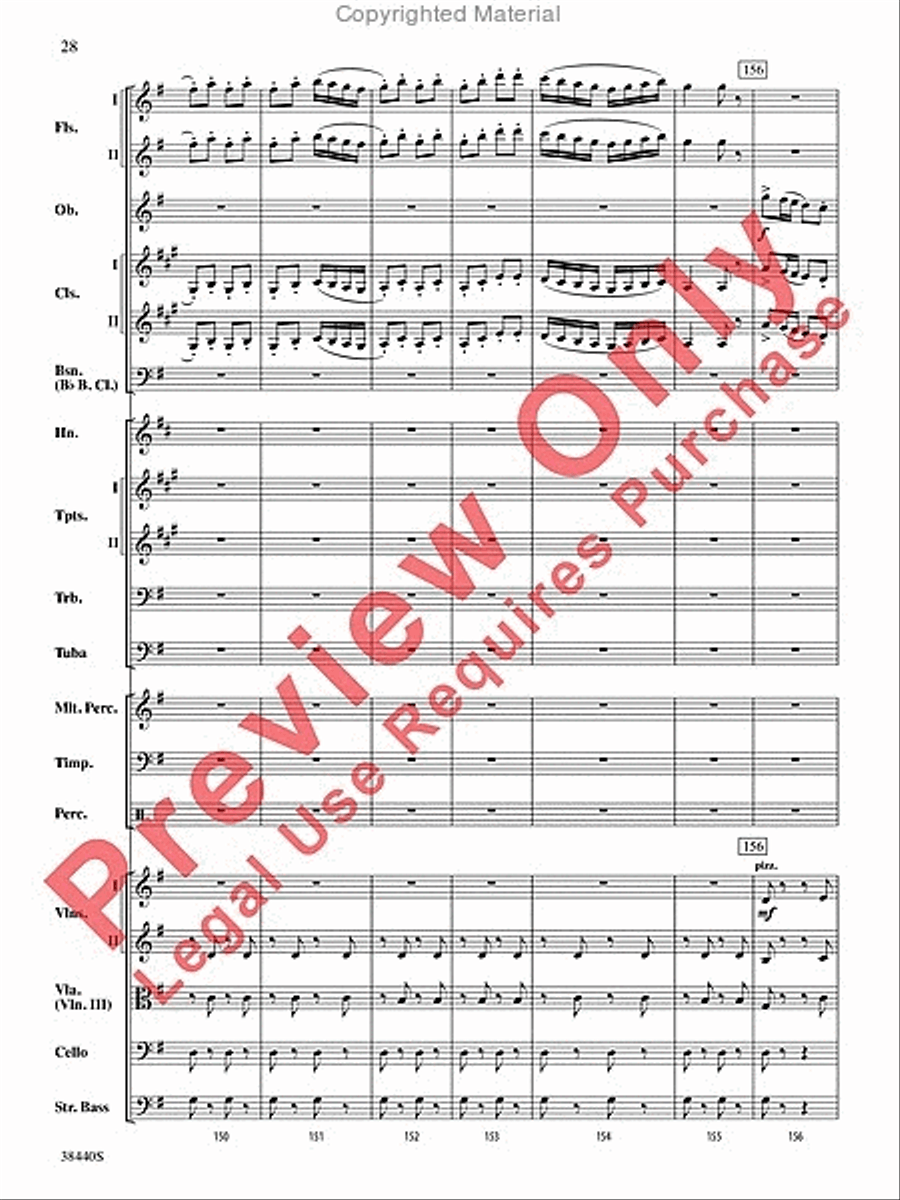 Leroy Anderson's Irish Suite, Part 1 (Themes from) Full Orchestra scores gallery preview page 29