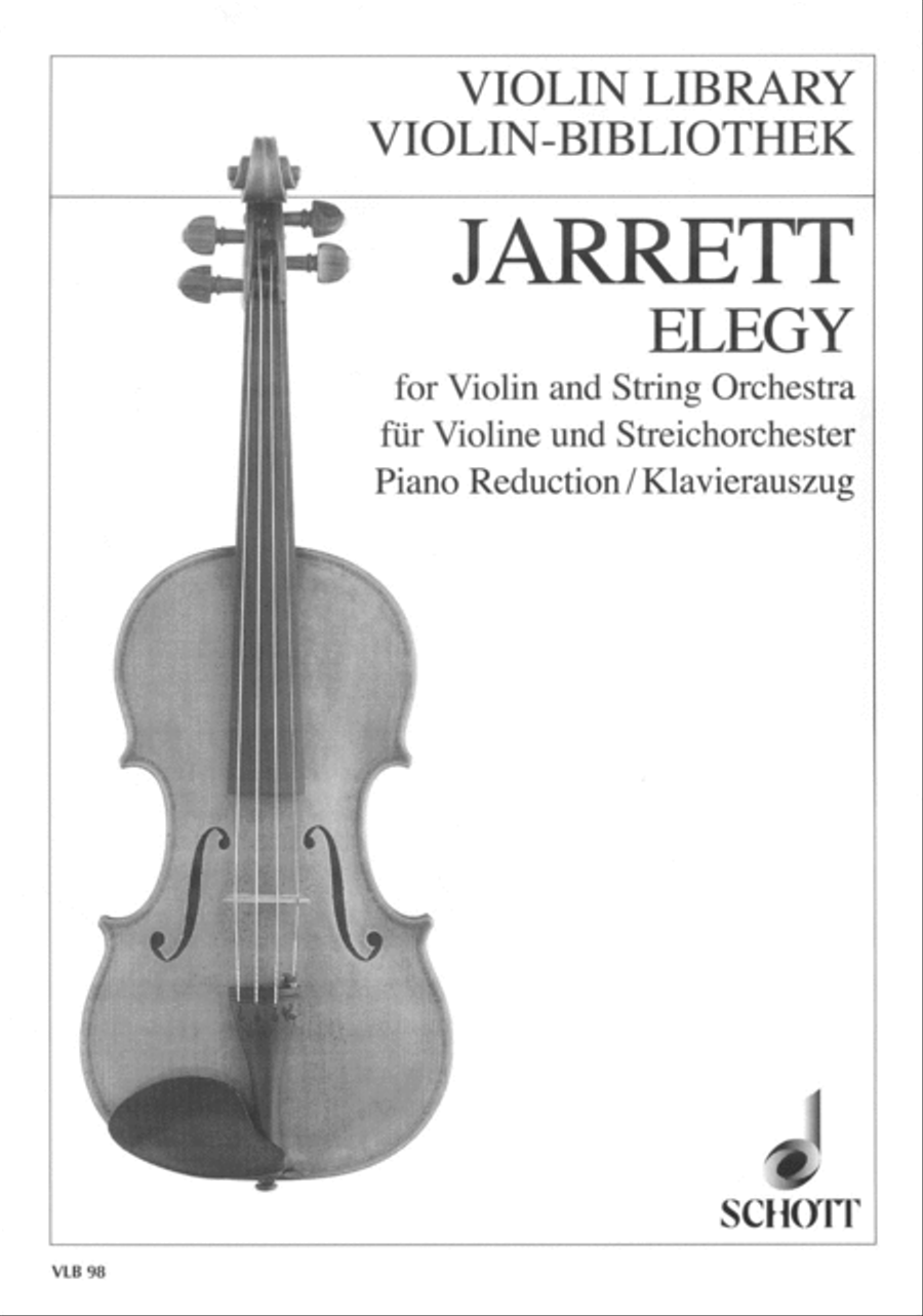 Elegy Violin Solo scores gallery preview page 1