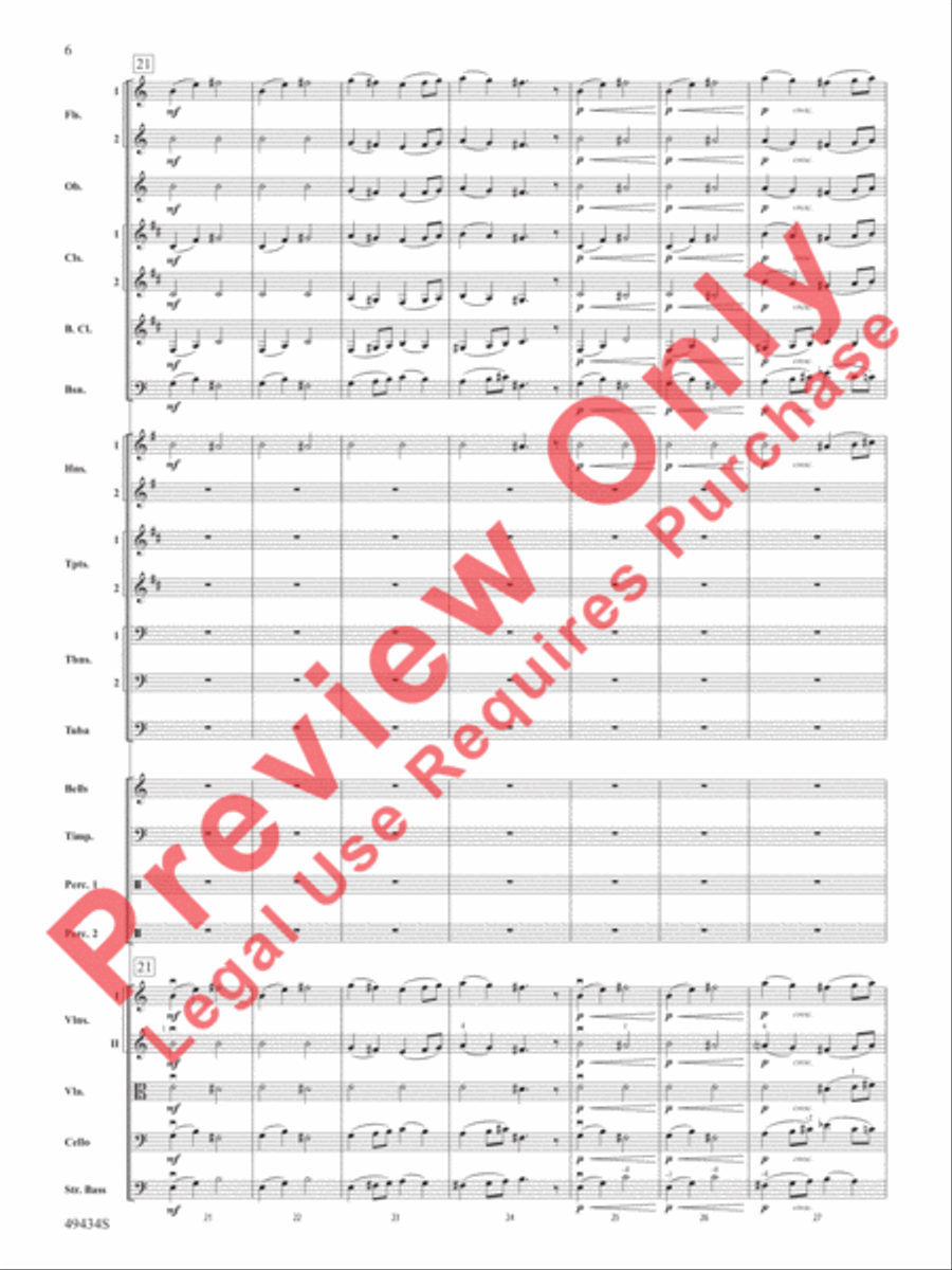 Peer Gynt Suite No.1, Op. 46 Full Orchestra scores gallery preview page 7
