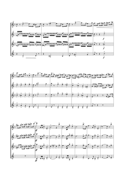 "Triumphal March" for Saxophone Quartet (SATB) image number null