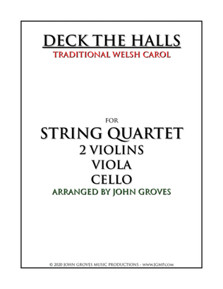 Book cover for Deck The Halls - String Quartet