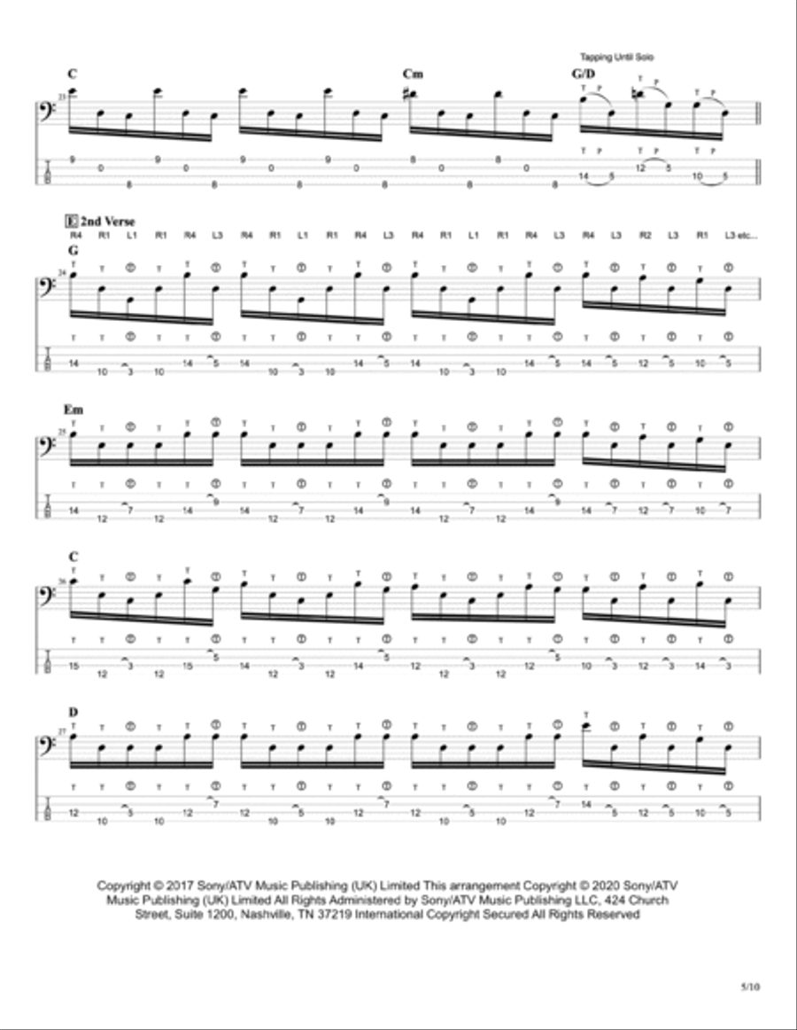 Perfect Bass Guitar scores gallery preview page 5