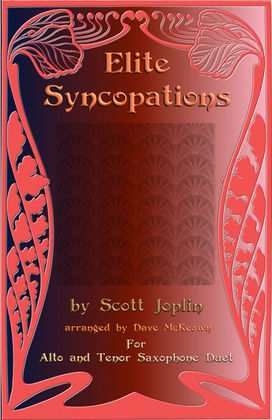 Book cover for The Elite Syncopations for Alto and Tenor Saxophone Duet