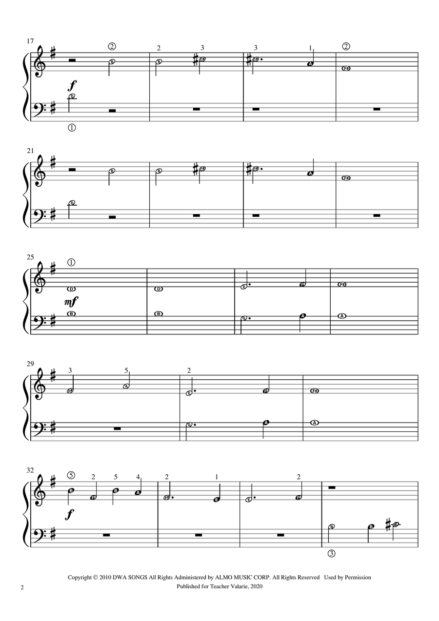 How To Train Your Dragon How To Train Your Dragon Piano, Vocal scores gallery preview page 2