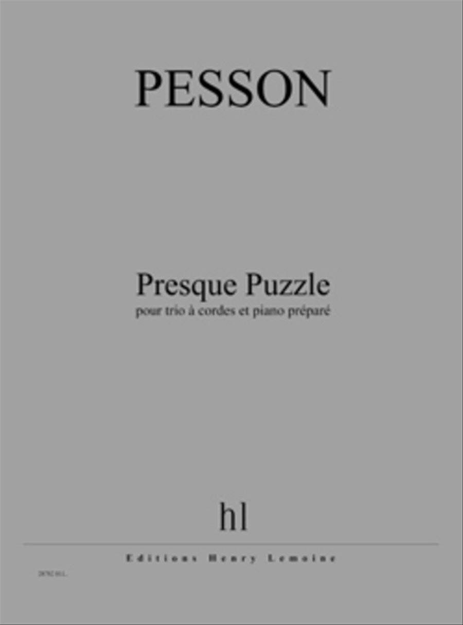 Presque Puzzle Presque Puzzle Cello scores gallery preview page 1