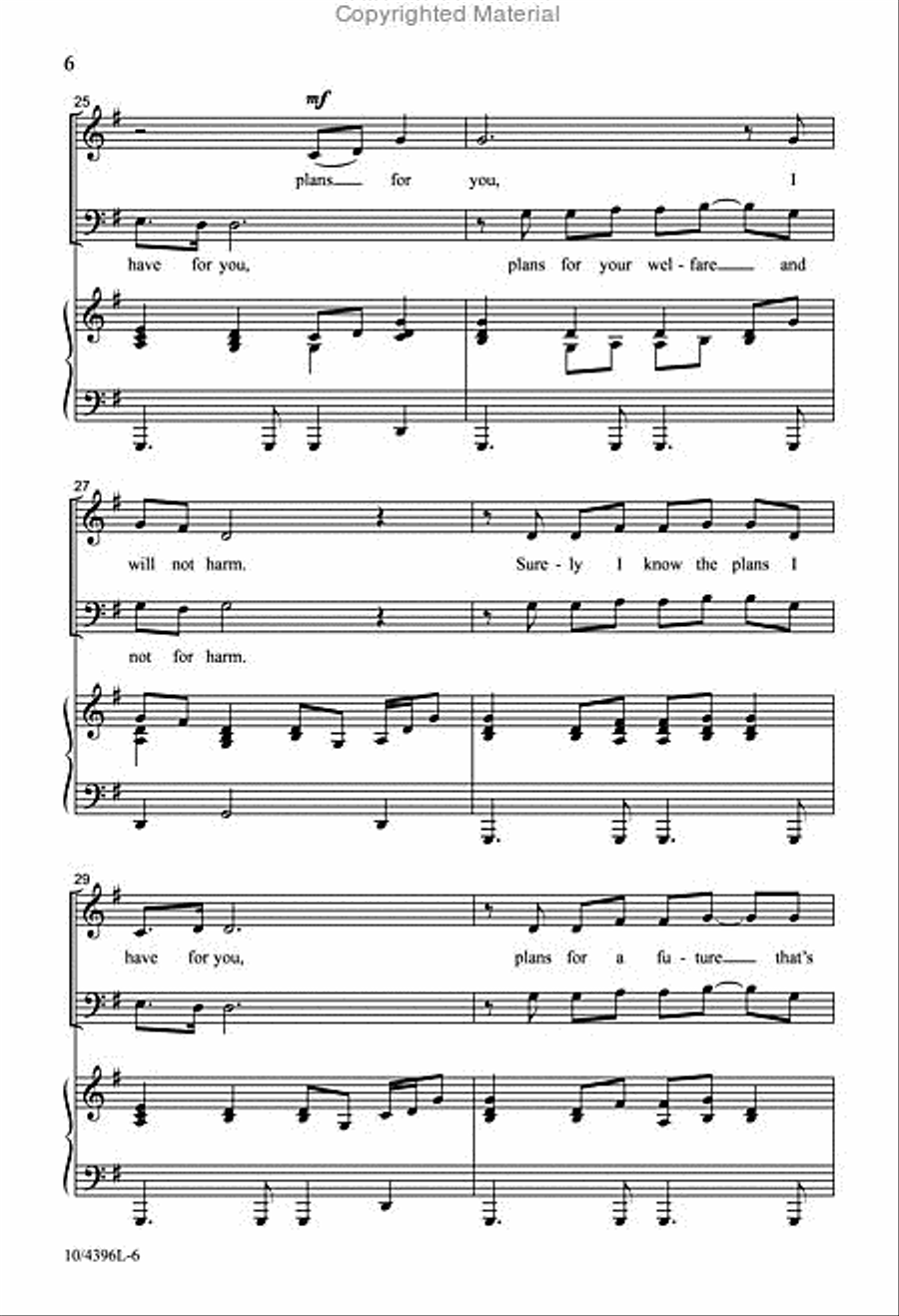God Gives Us a Future with Hope 4-Part scores gallery preview page 6