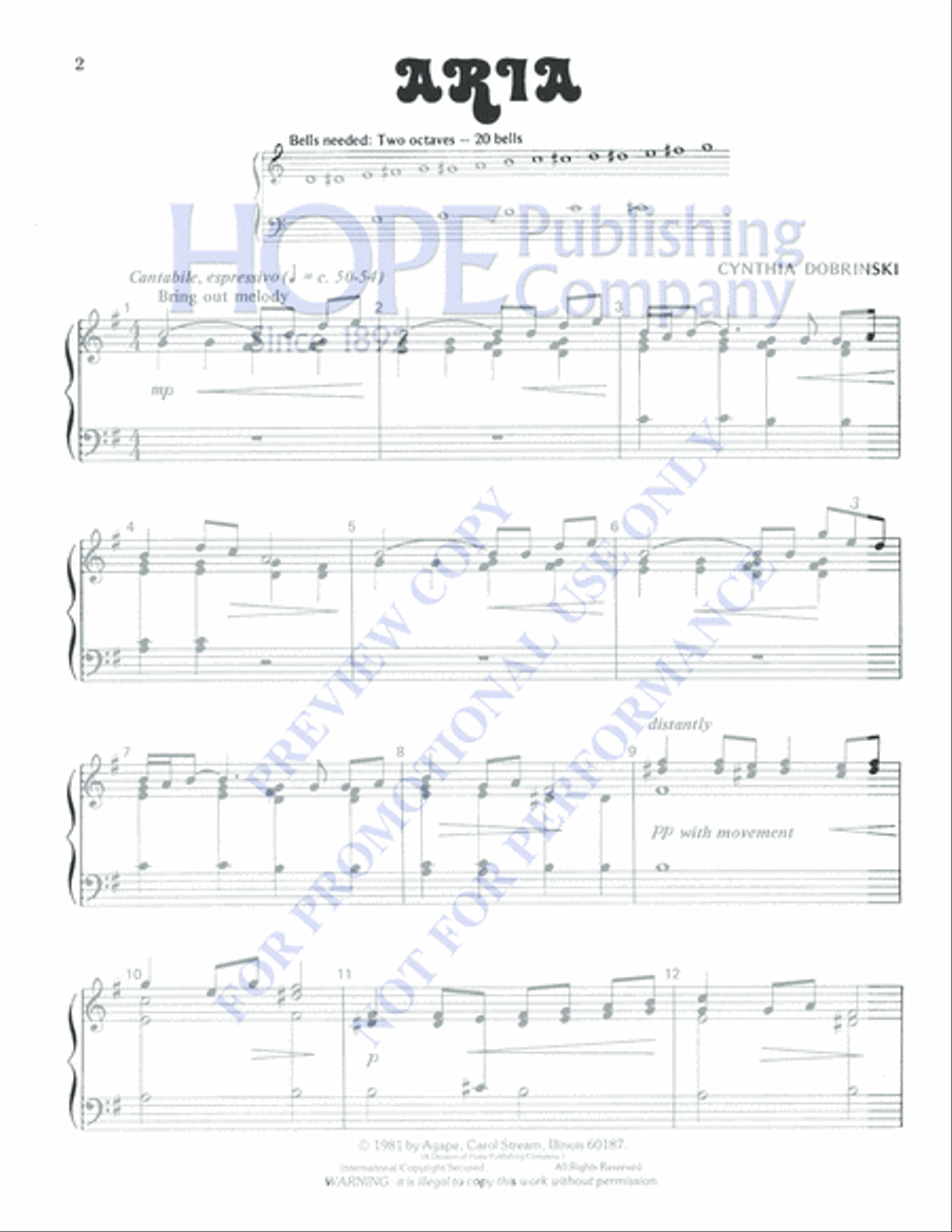 Aria 2-Octaves scores gallery preview page 2