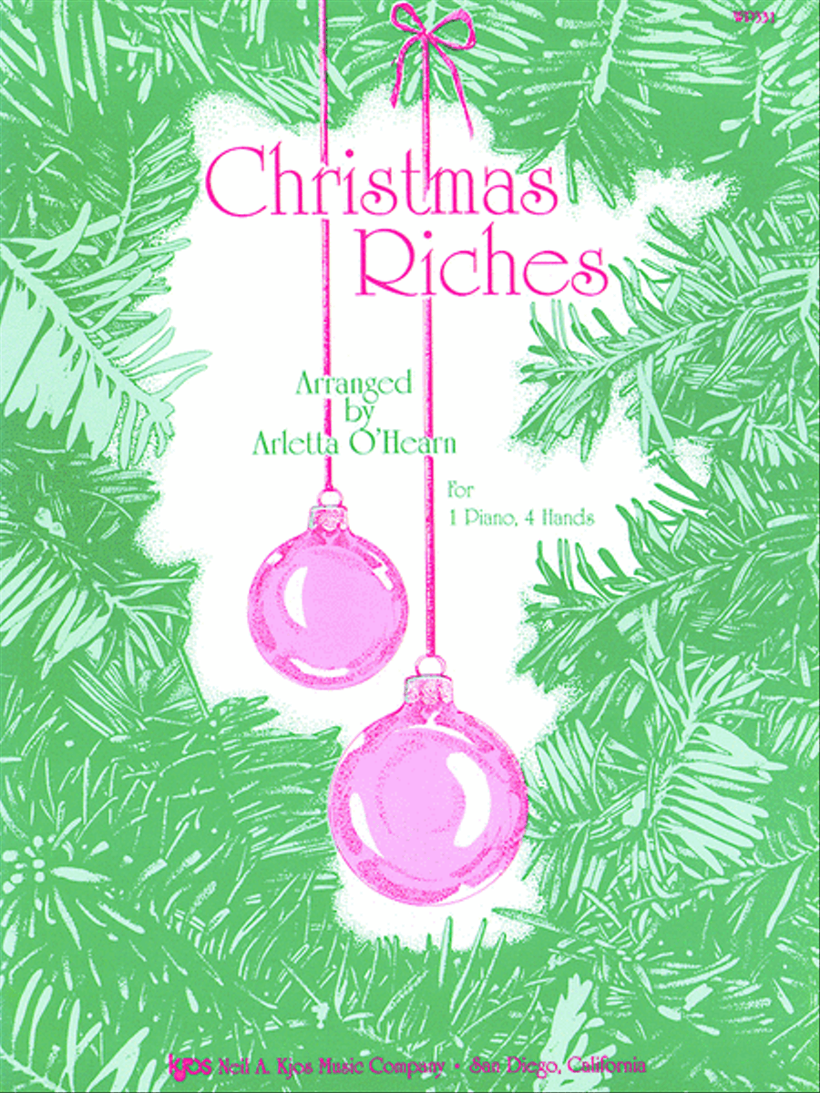 Christmas Riches by Arletta O'Hearn Piano Duet - Sheet Music
