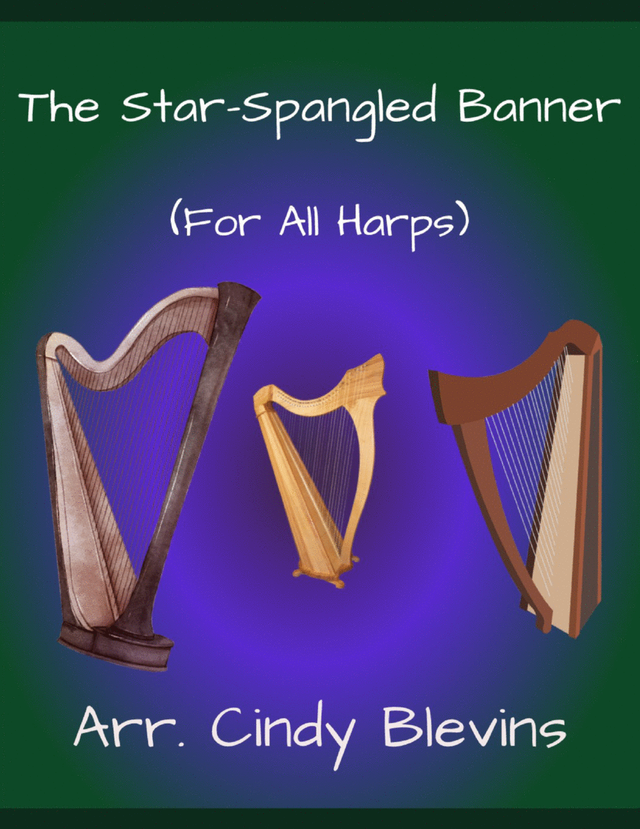 The Star-Spangled Banner, for Lap Harp Solo Lap Harp scores gallery preview page 1