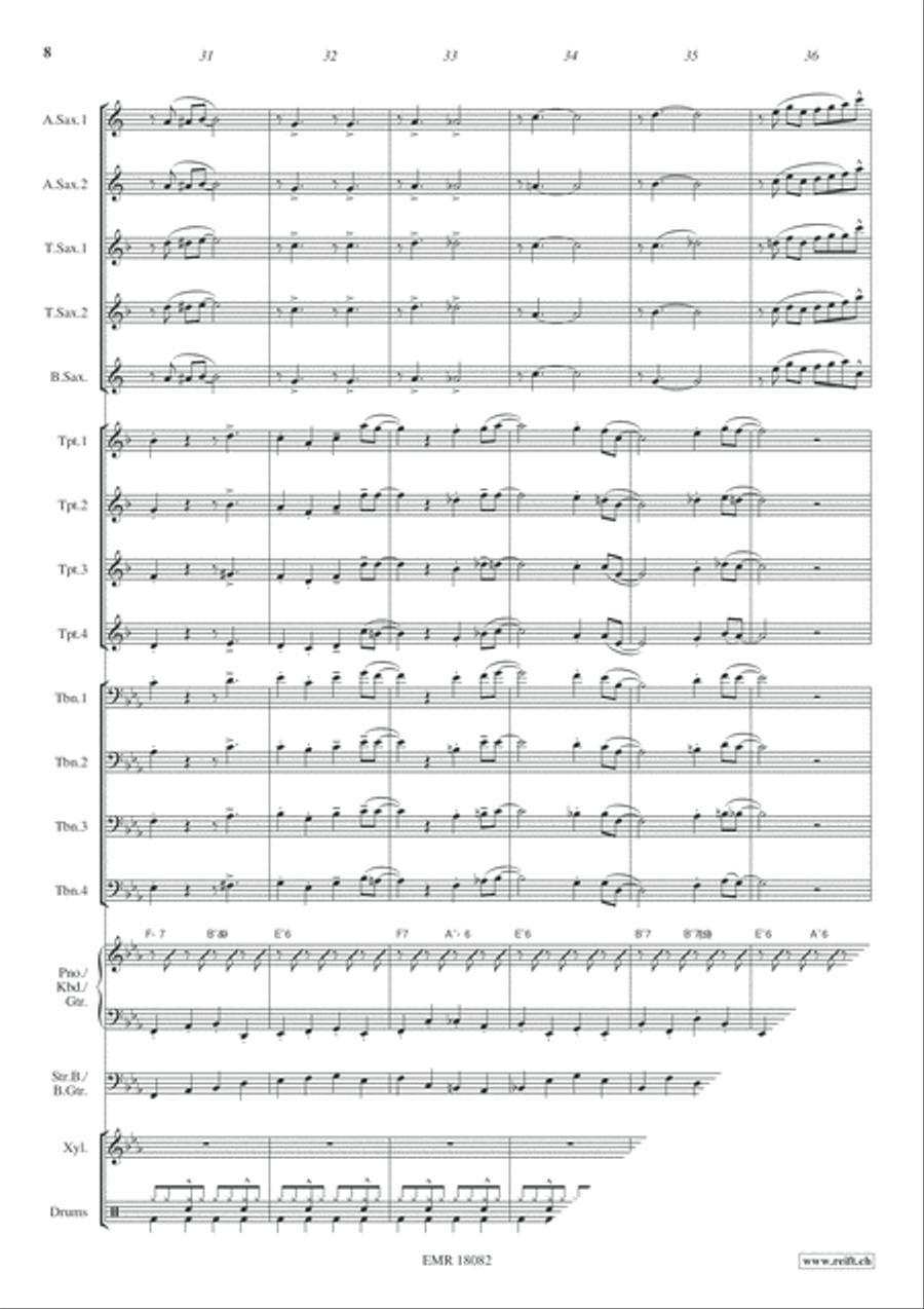 Banana Boogie Banana Boogie Big Band scores gallery preview page 9