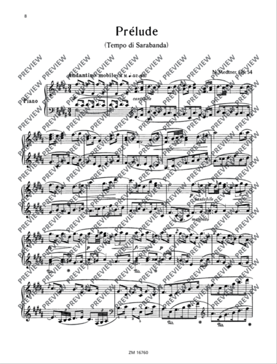 Romantic Sketches Piano Solo scores gallery preview page 9