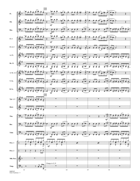 Enter Sandman - Conductor Score (Full Score)