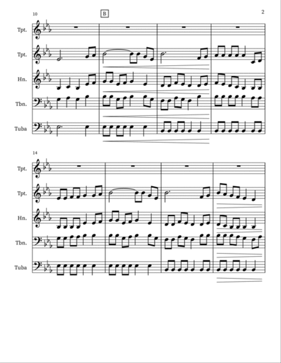 Since I Have Been Redeemed Small Ensemble scores gallery preview page 2