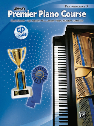 Book cover for Premier Piano Course Performance, Book 5