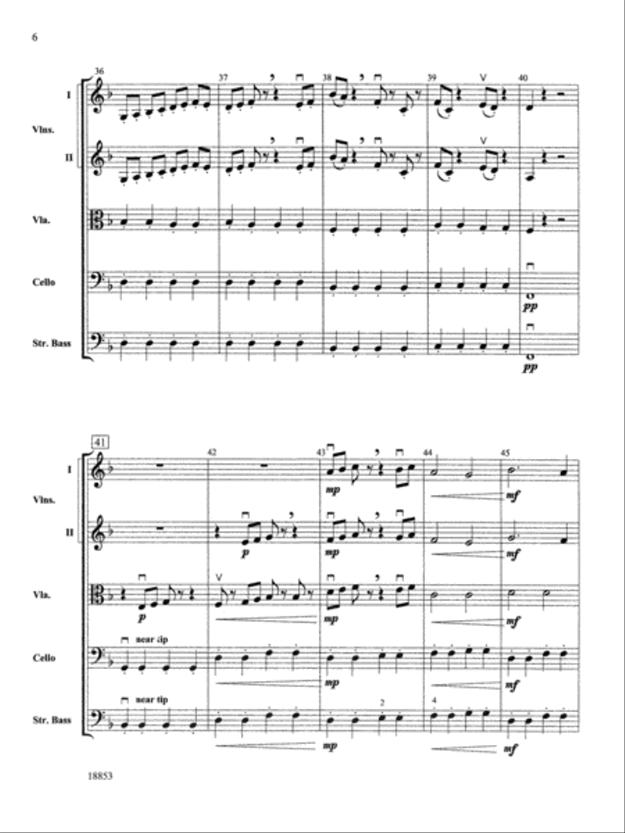 Gauntlet: Score String Orchestra scores gallery preview page 5