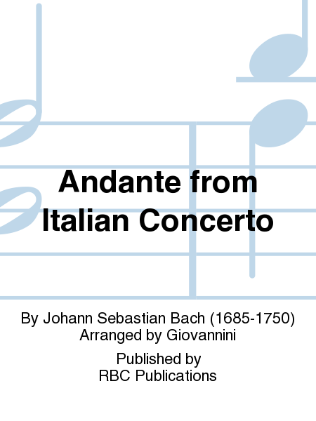 Andante from Italian Concerto