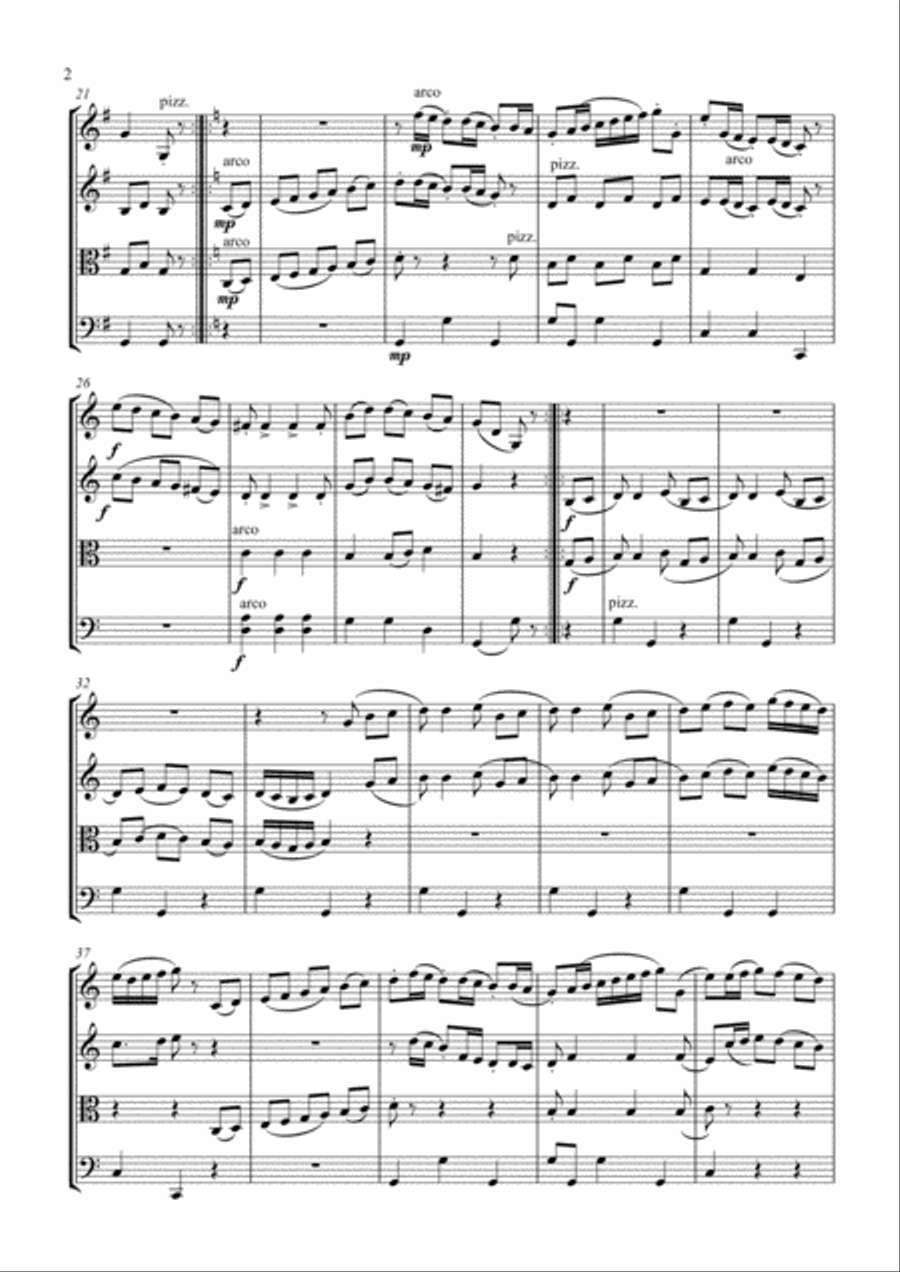 Minuet String Orchestra scores gallery preview page 3