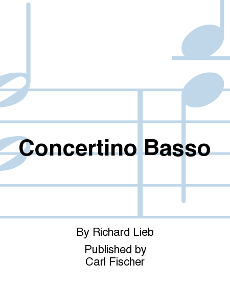 Concertino Basso Bassoon - Sheet Music