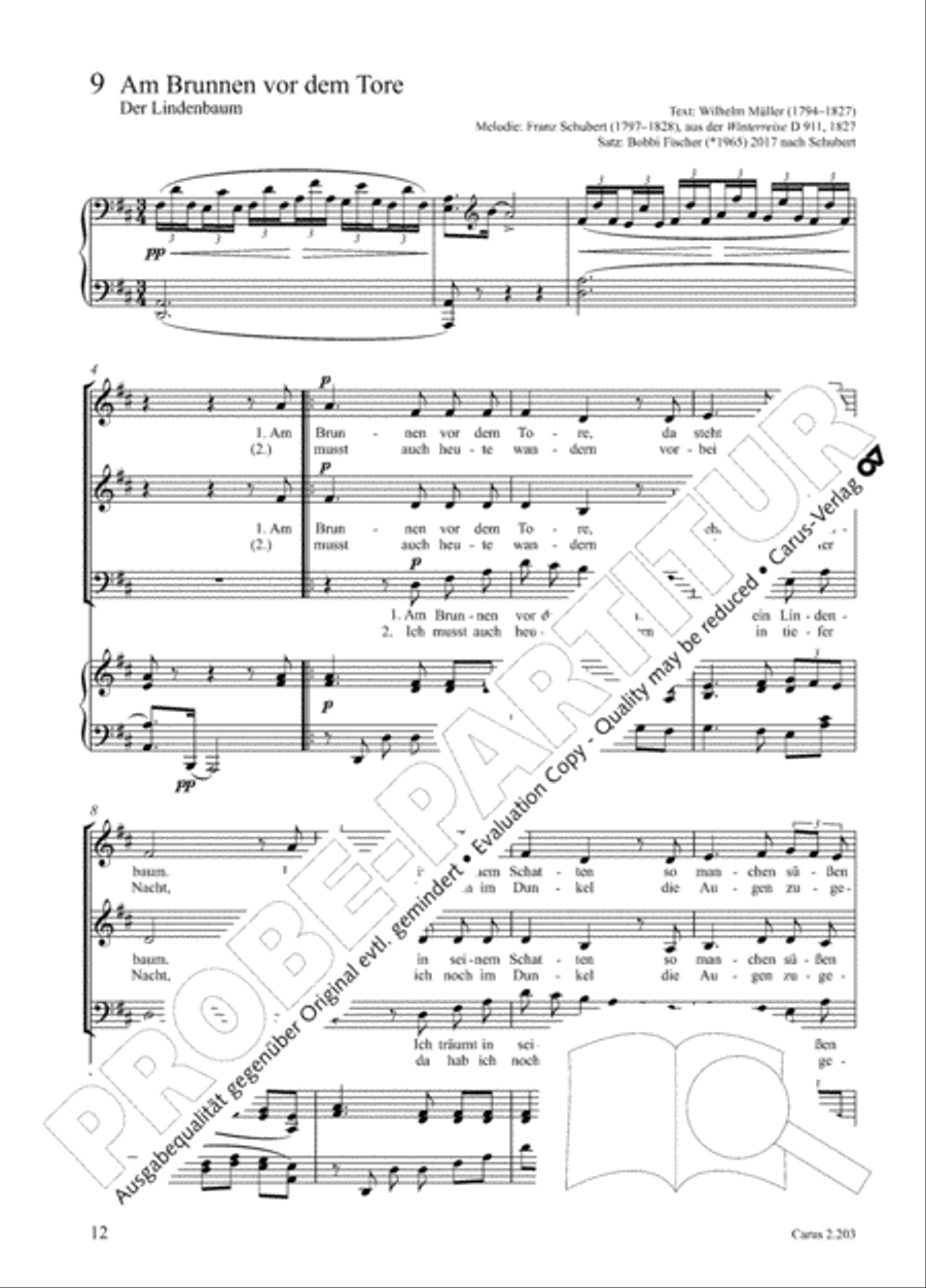 Loreley. Folk songs for choir (Loreley. Volkslieder fur Chor) Choir scores gallery preview page 19