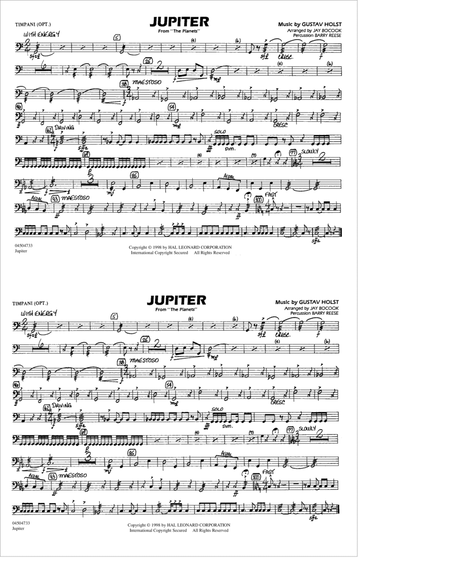 Jupiter (from "The Planets") - Timpani