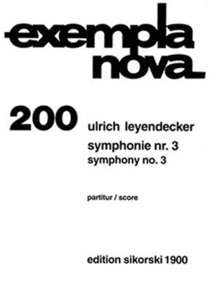 Symphony No. 3 Study Score