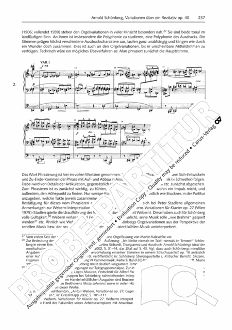 Orgelschule zur historischen Auffuhrungspraxis Organ Solo scores gallery preview page 238