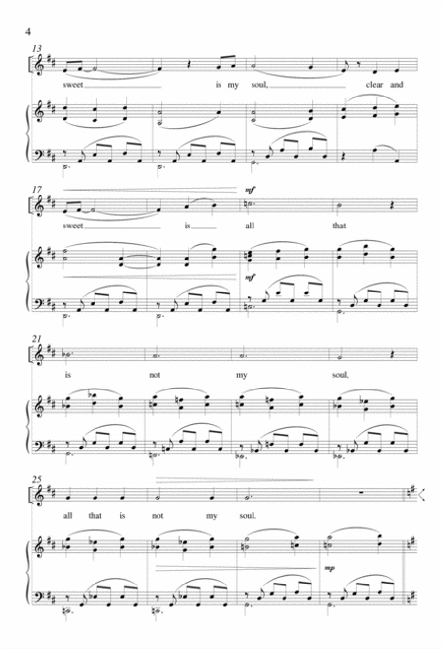 Clear and Sweet Is My Soul 4-Part scores gallery preview page 3