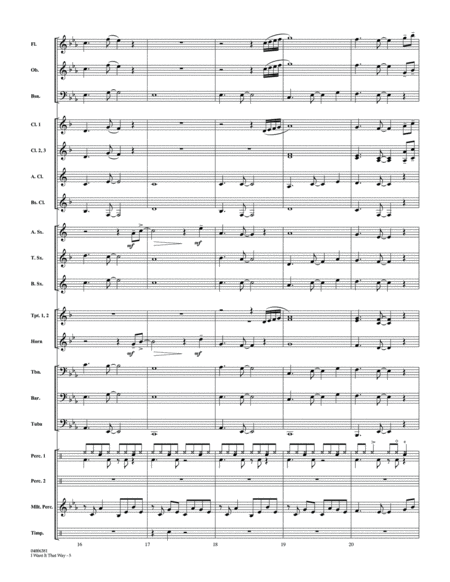 I Want It That Way (arr. Michael Brown) - Conductor Score (Full Score)