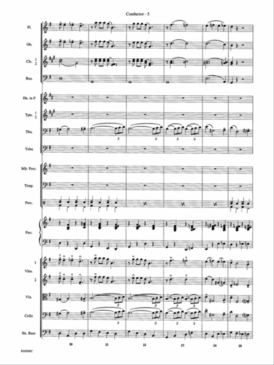 Moonlight Serenade: Score Full Orchestra scores gallery preview page 6