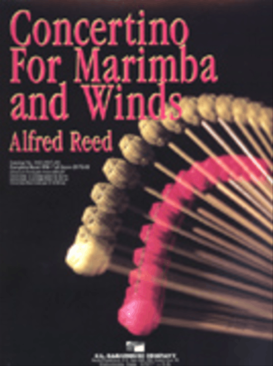 Concertino for Marimba and Winds Concert Band scores gallery preview page 1