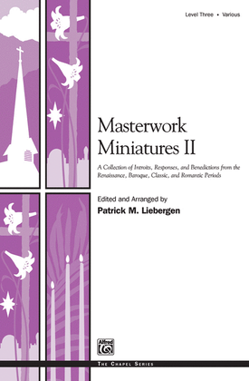Book cover for Masterwork Miniatures II