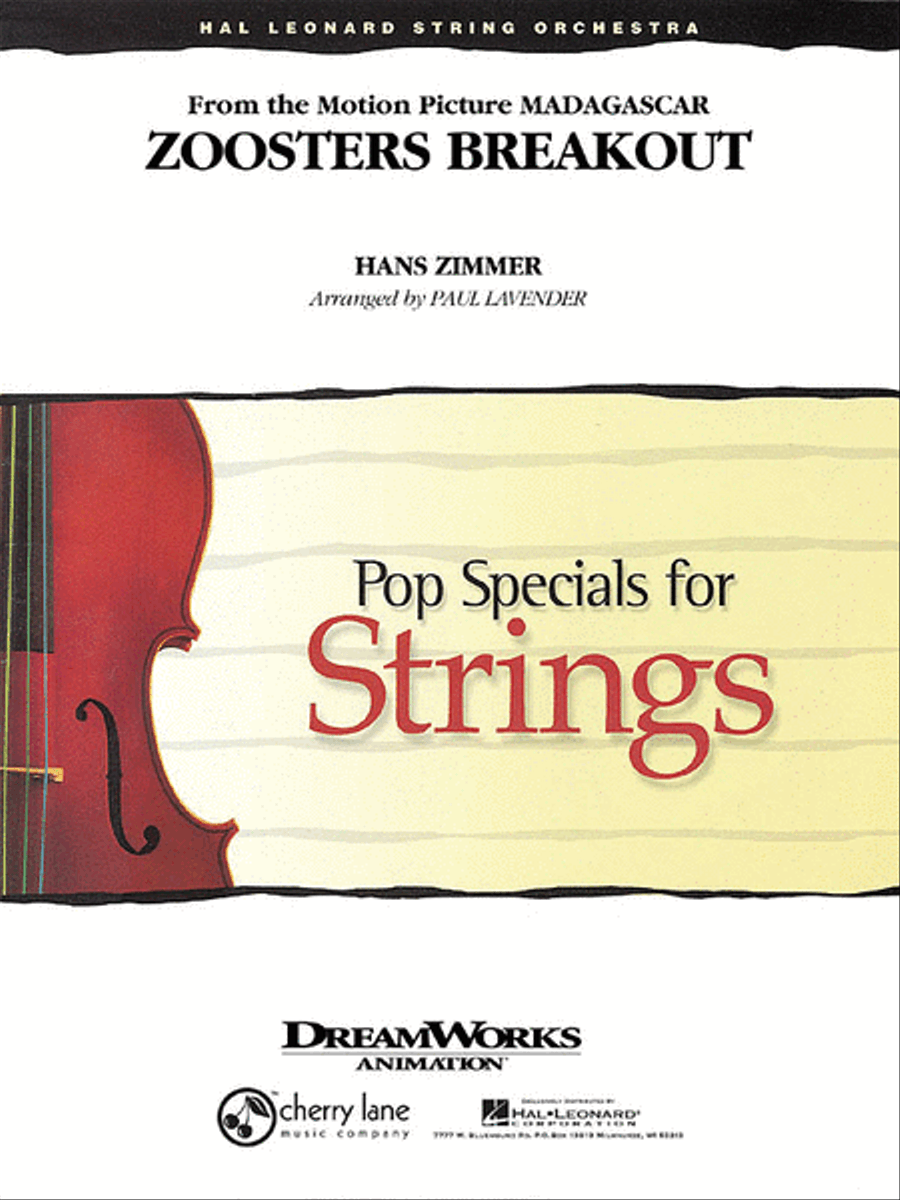 Zoosters Breakout (from Madagascar) String Orchestra scores gallery preview page 1