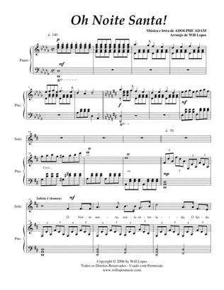 O Santa Noite ( Choir and Dueto com Piano) - PORTUGUES