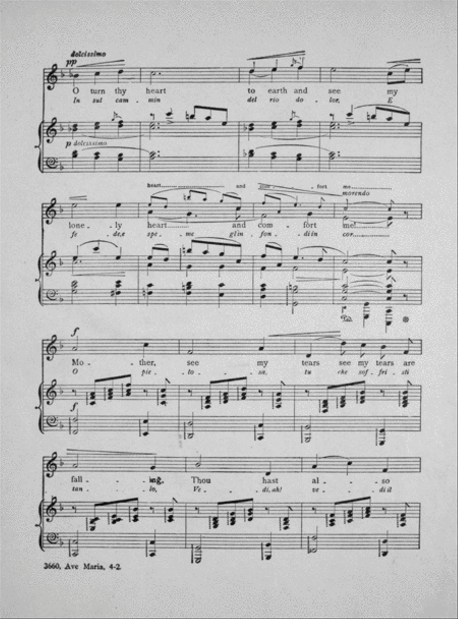Ave Maria Voice scores gallery preview page 3