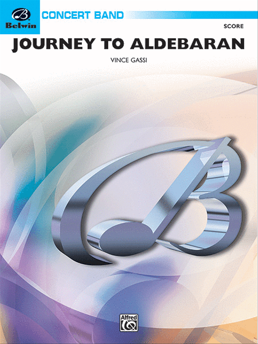 Journey to Aldebaran (score only) Concert Band scores gallery preview page 1