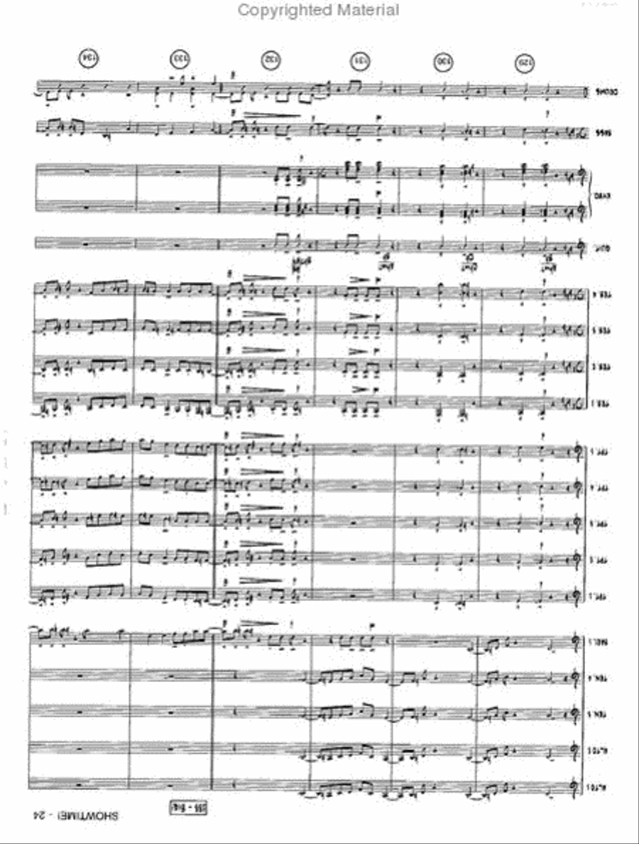 Showtime! Jazz Ensemble scores gallery preview page 23