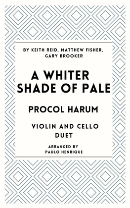 Book cover for A Whiter Shade Of Pale