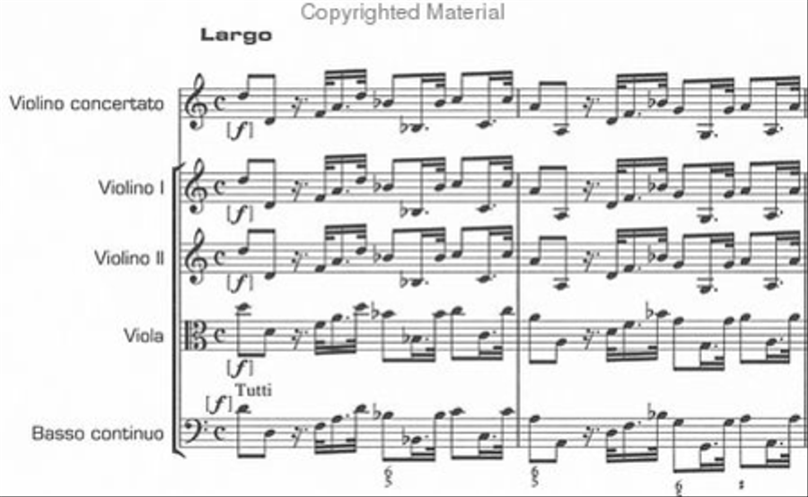 Concerto in A minor Orchestra scores gallery preview page 3