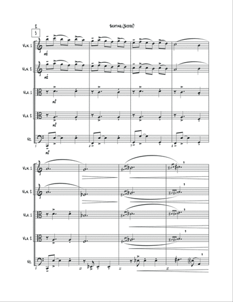 Skating String Trio scores gallery preview page 3