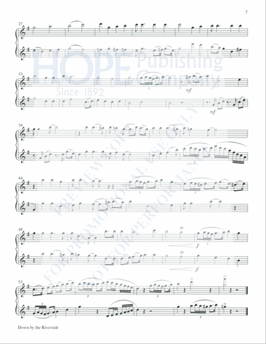 Soaring Spirits Flute Duet scores gallery preview page 12