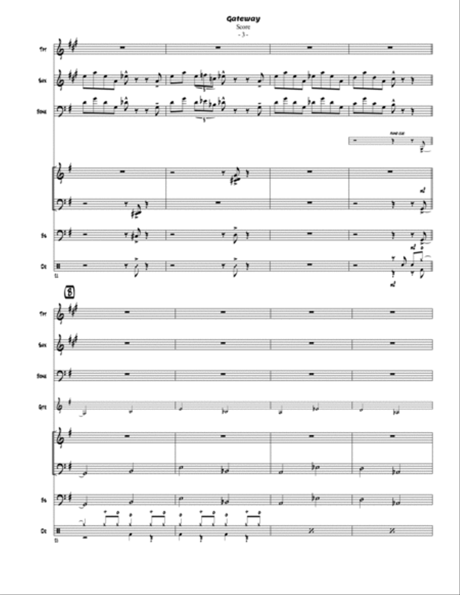 Gateway Jazz Ensemble scores gallery preview page 4