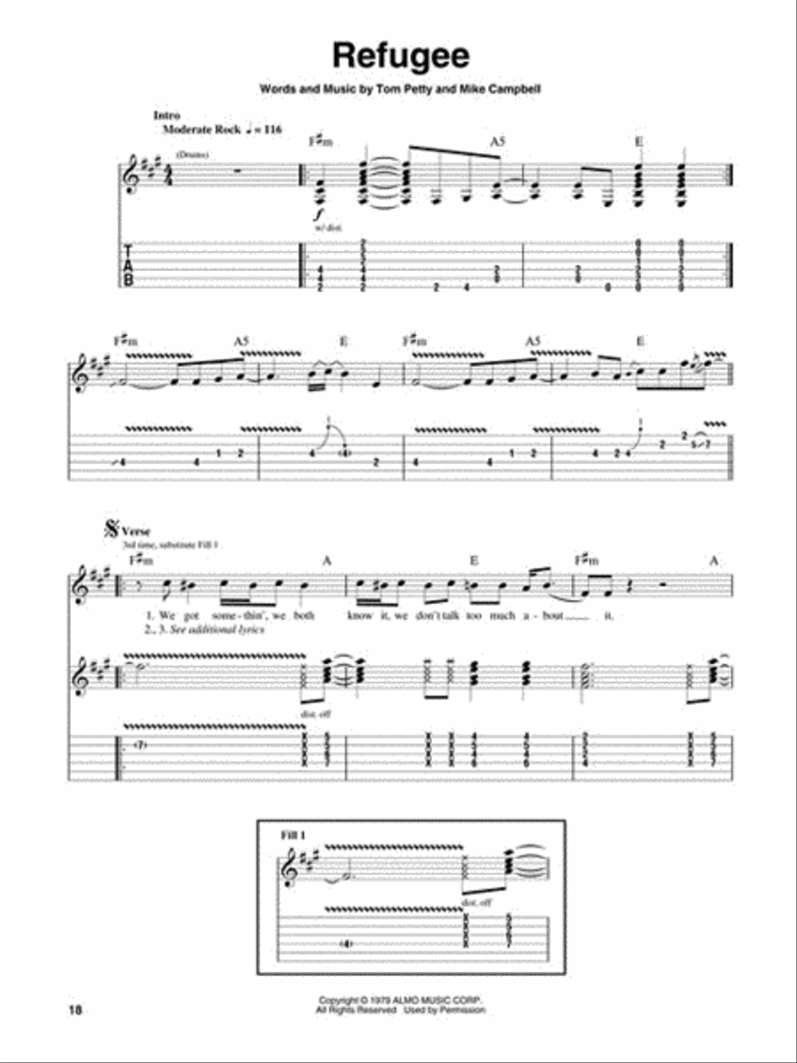 Rock Guitar Tablature scores gallery preview page 6