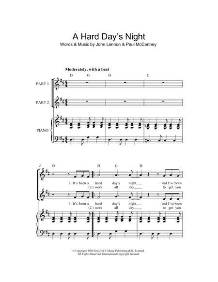 A Hard Day's Night (arr. Rick Hein)