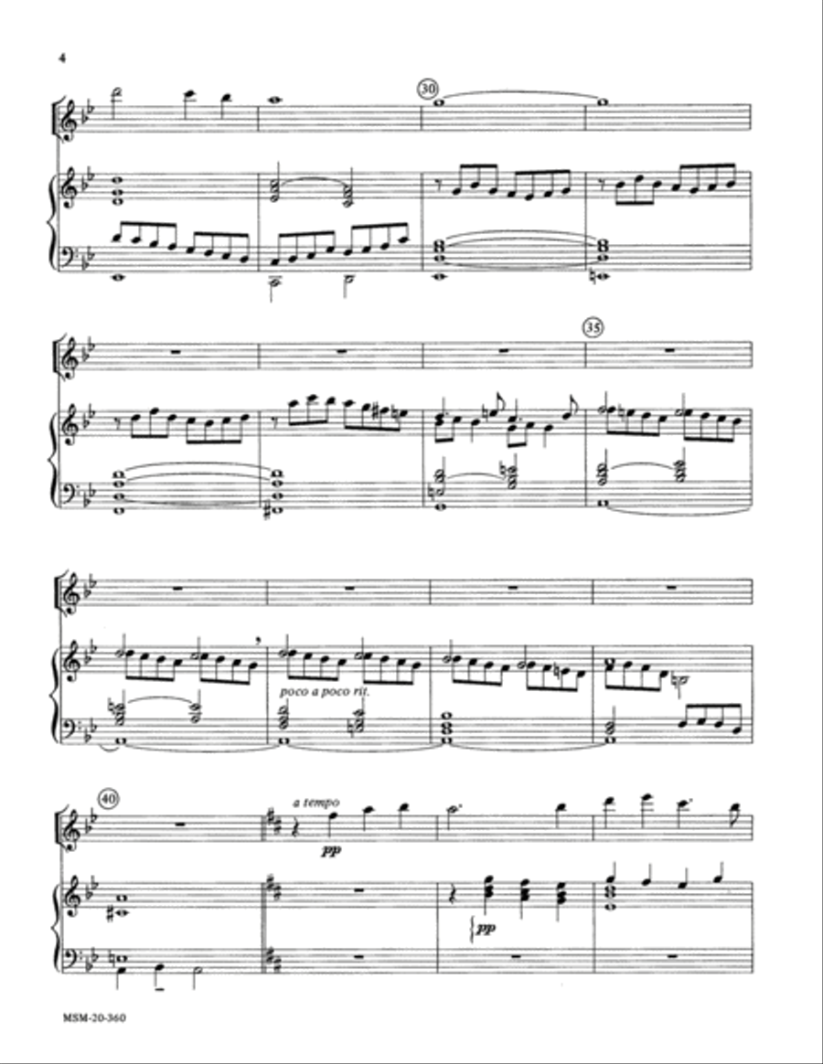 A Lenten Prelude for Flute and Organ Flute scores gallery preview page 4