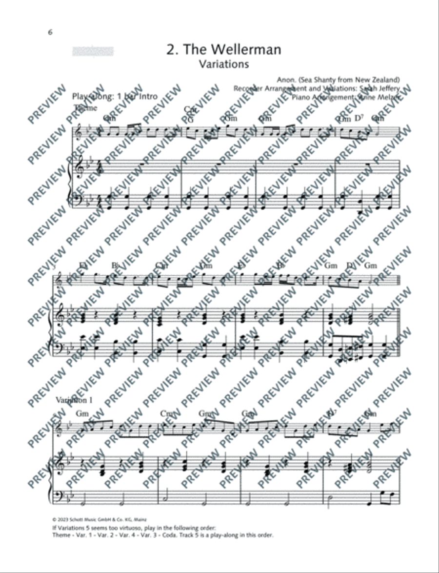 My Favourite Melodies Soprano Recorder scores gallery preview page 7