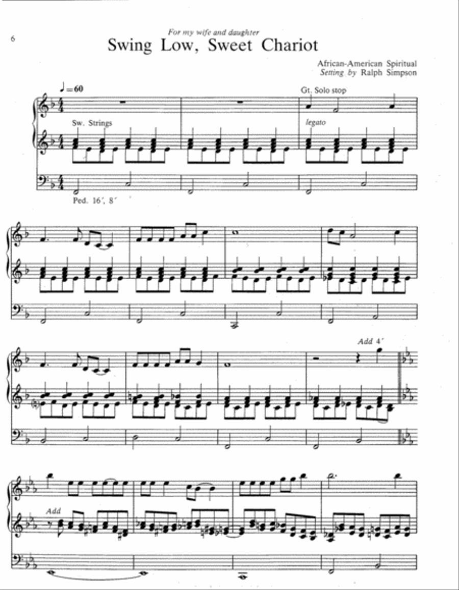 Two Spirituals for Organ Two Spirituals for Organ Organ Solo scores gallery preview page 3