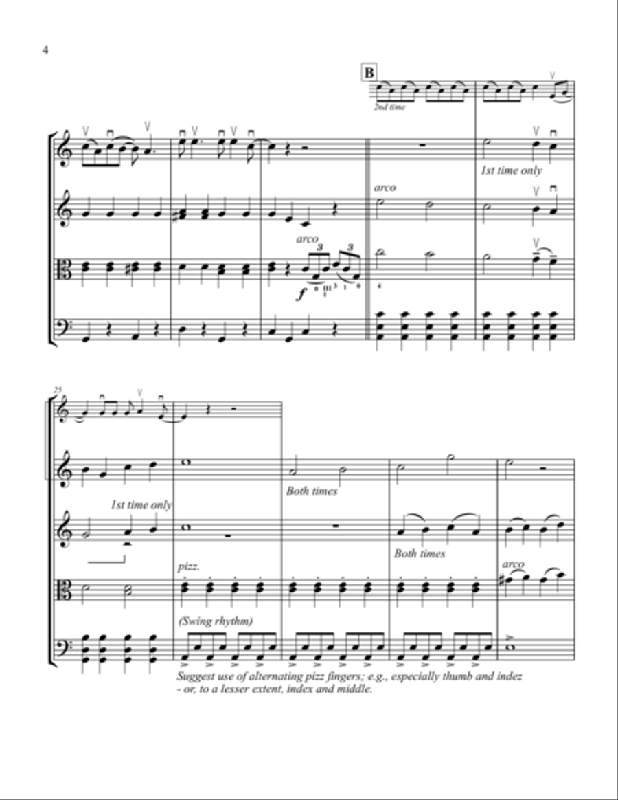 When I'm Sixty-Four String Quartet scores gallery preview page 4